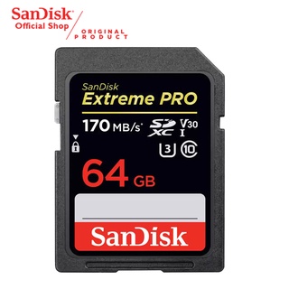 SANDISK SDXC 64GB EXTREME PRO UP TO 170MB/S