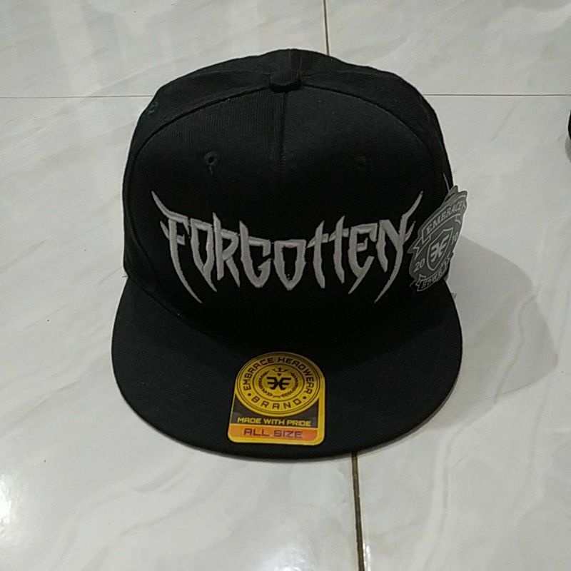 Topi Snapback Metal forgoten pria distro