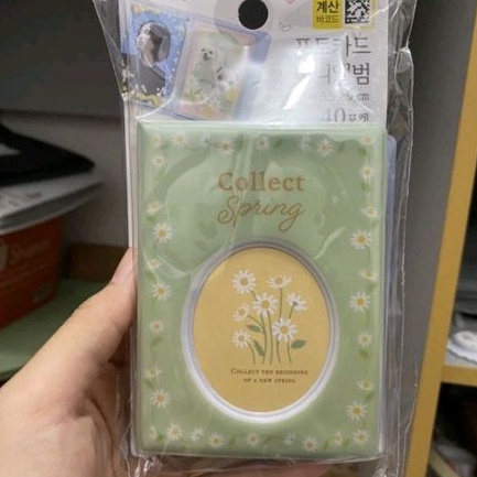 [NEW] Kolbuk Collect Book 1p Daiso Korea Spring Collection Binder Photocard PC Official