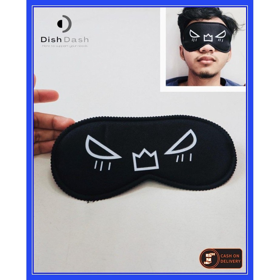 [BAYAR DI TEMPAT] 1 Pcs Penutup Mata Untuk Tidur Nyenyak / Sleeping Eye Mask For Traveling / Penutup Mata Model Smile Cute