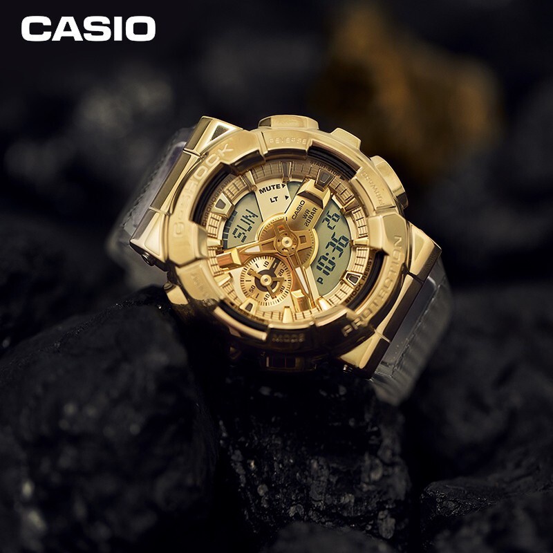 Casio G-Shock GM110 Watch Men's Sports GM-110 Metal Rainbow Series Waterproof Sports Watch