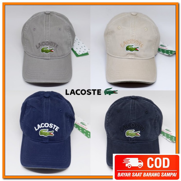 [ Siap Kirim ] Topi Distro Baseball Panel 5 Bordir Caps Premium B TN340 Topi Baseball Golf Lacoste B