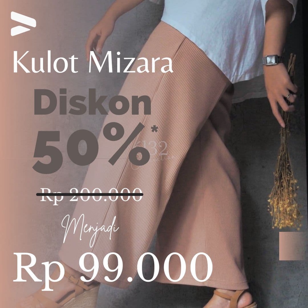 [PROMO] Celana Kulot Mizara Pants Pant