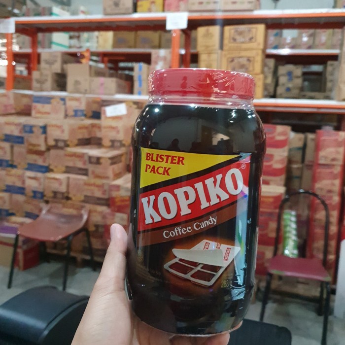 

JAR 288GR - PERMEN KOPIKO BLITSER JAR / KOPIKO TOPLES COFFEE CANDY atayatoko