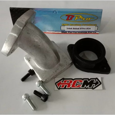 INTAKE MANIFOLD MANIPOL MANIFOL JUPITER Z VEGA SUPRA DLL BEBEK UNIVERSAL BPRO ORI ASLI SILVER 34 MM