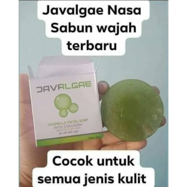 Sabun wajah javalgae nasa original perawatan wajah kecantikan
