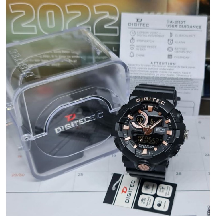 Digitec 2112 Jam Tangan Pria Terlaris Tahan Air Bisa COD