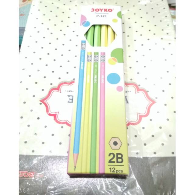 

Pensil Joyko 2B Eraser Clean isi 12 pcs