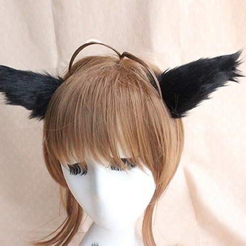 Bando & Ikat Rambut Cat Ears Cosplay Hairclips EAB302