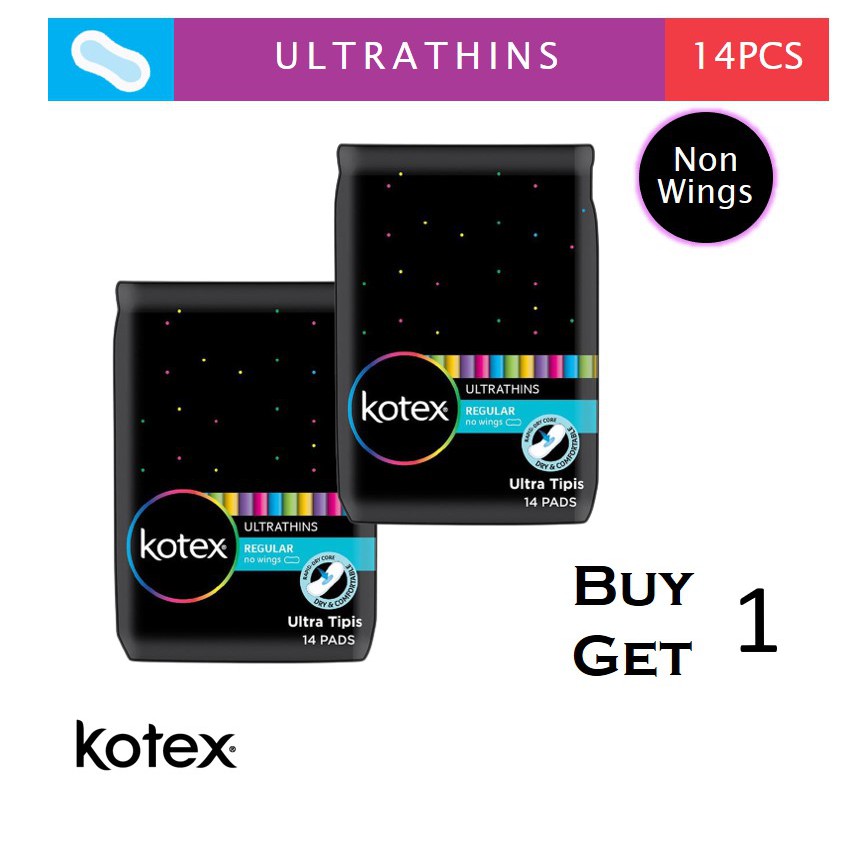 [Gift] Kotex Pembalut Ultrathins Non Wings 14 Pcs