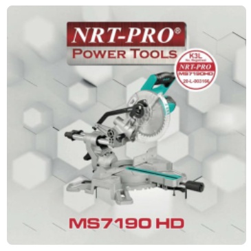 Miter Saw 7&quot; MS 7190 Sliding / Mesin Potong Aluminium &amp; Kayu NRT-PRO