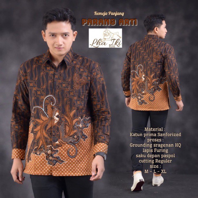 KEMEJA BATIK SOLO MOTIF PARANG ARTI