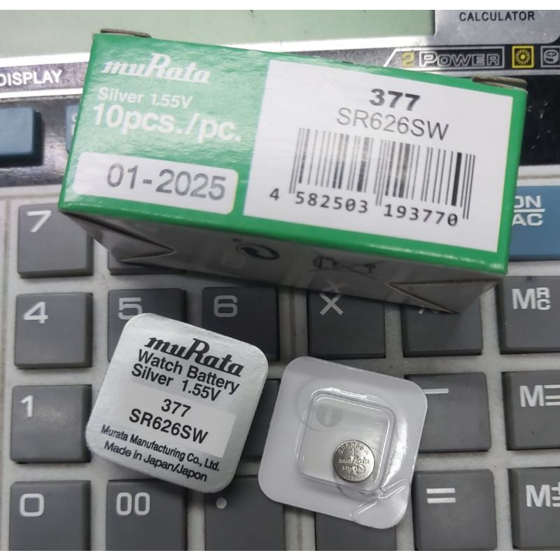 Batre jam 377 626 SR626SW Murata Batre jam tangan 626