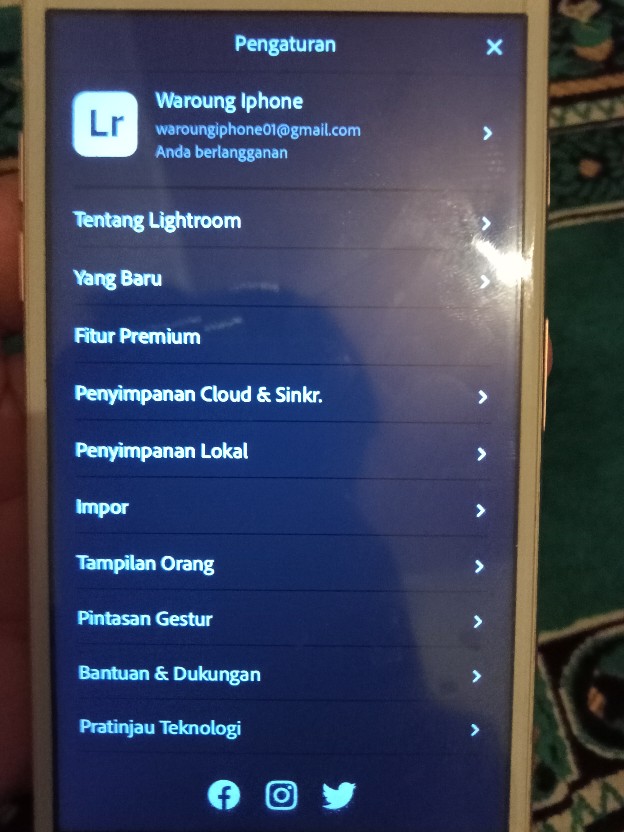 Lightroom Premiume Preset (ios/android)