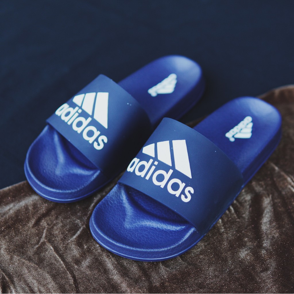 SENDAL ADIDAS BENASSI SLIDE SANDAL SPORT SLOP PRIA PREMIUM FLIP FLOP BIRU