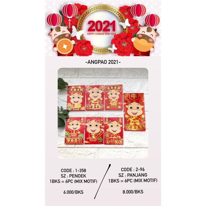 

ANGPAO KERBAU 2021 | ANGPAO IMLEK 2021