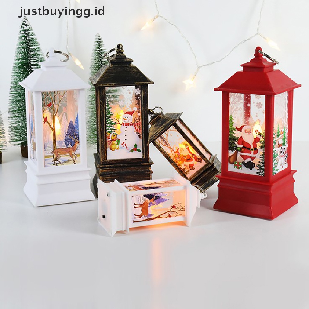 (Justbuyingg.Id) Lampu Gantung Led Bentuk Santa Claus / Rusa Untuk Dekorasi Natal