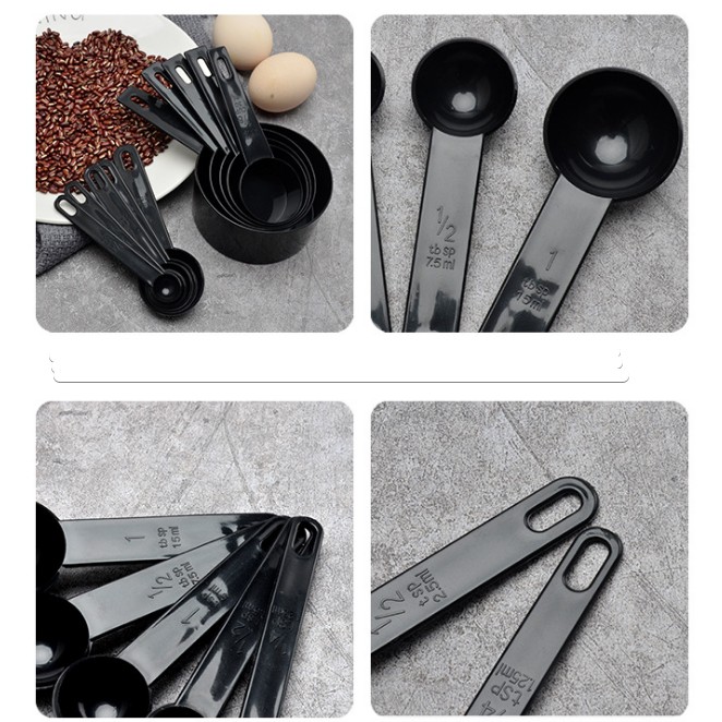 AS1914 Sendok Takar Set isi 10 pcs / Cup Measuring Spoon 10 PCS Set Lengkap