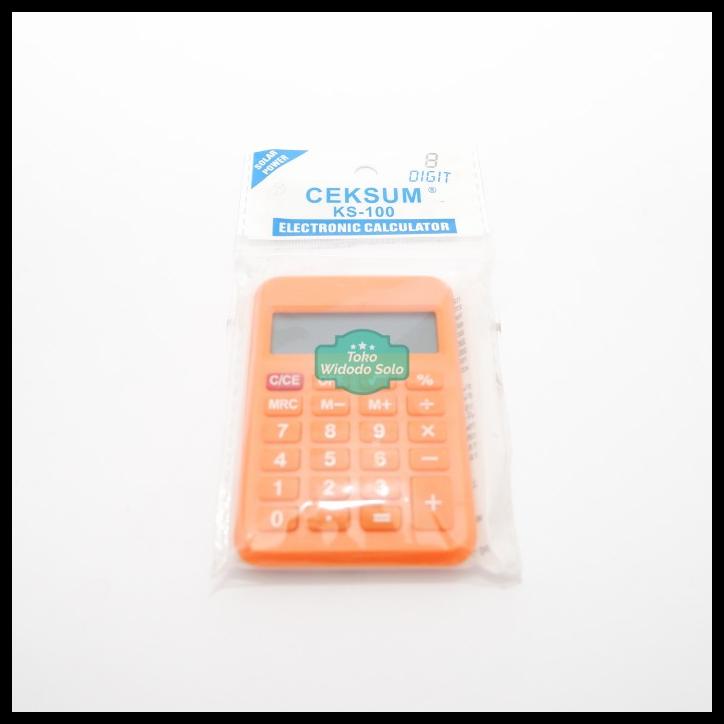 

Kalkulator Saku Ceksum Ks-100 8 Digit 1 Buah