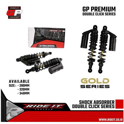 Shock GP Premium Gold Series Shock bebek GP Premium280 320 340 Ride IT