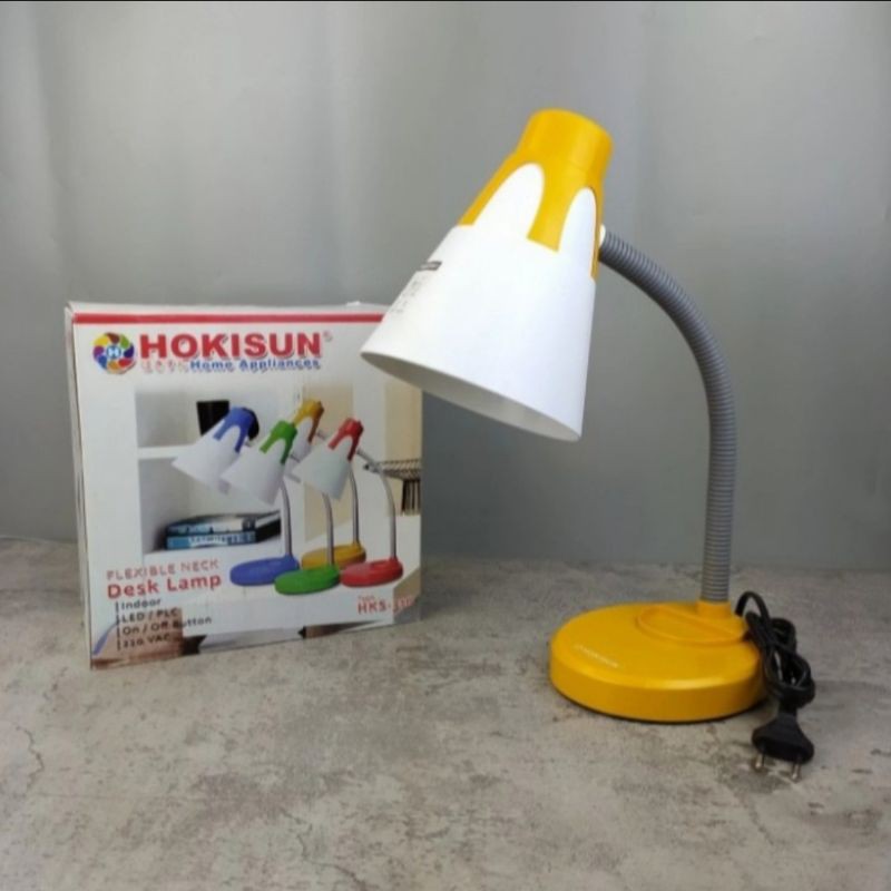 Lampu Meja Belajar Flexibel/ Lampu Baca / Desk Lamp Hokisun