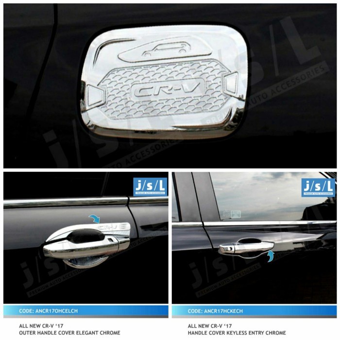 CRV turbo 2017-2021 Paket outer handle tank cover chrome