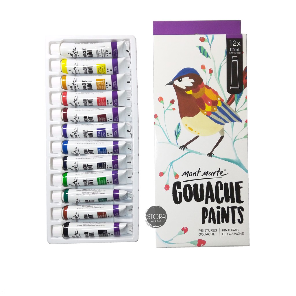 

Mont Marte Gouache x 12ml