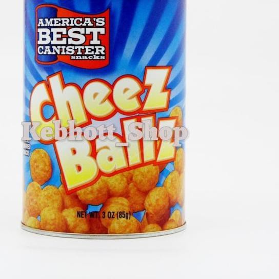 

♪ America's Best Canister Snacks Cheez Ballz 85g | American Cheese Balls ➾