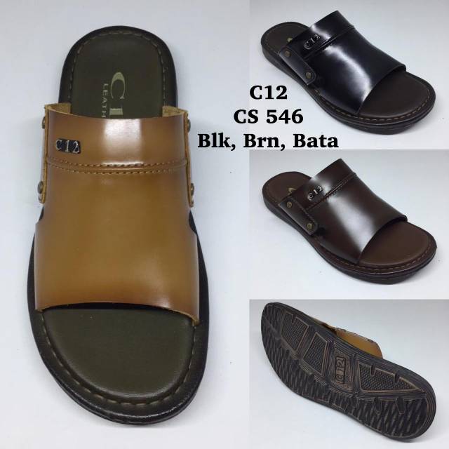 Sandal kulit pria C12 CS 546 38-43