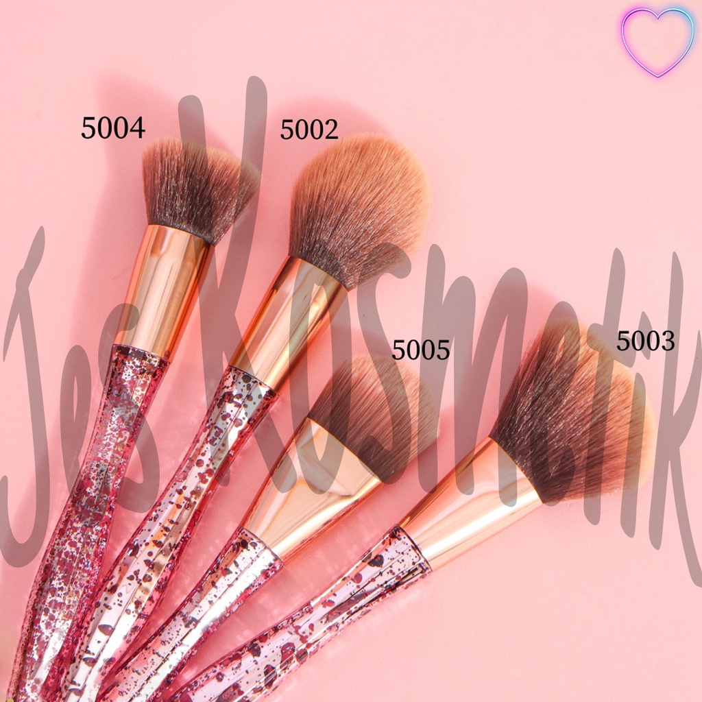 [PER PCS] Mila Color Kuas Make Up Brush Premium Hologram dengan Box / Grosir Kosmetik