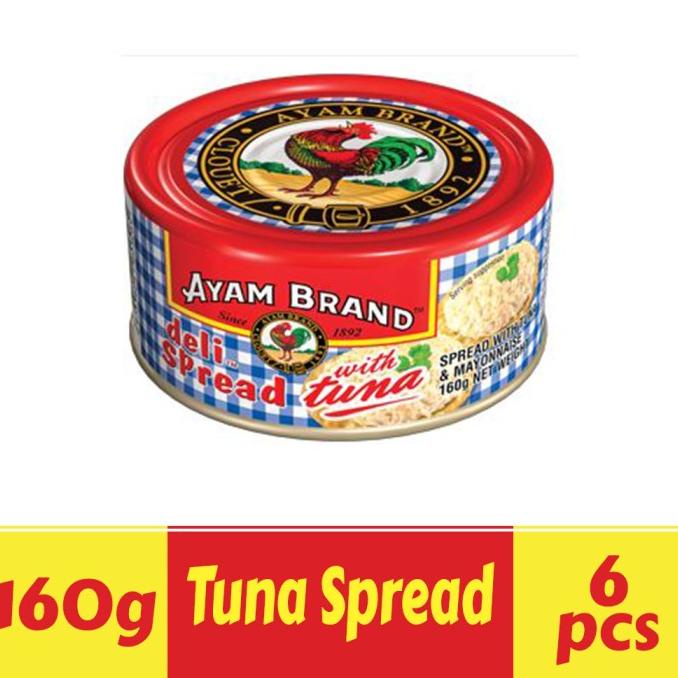 

Ikan Tuna Kaleng Paket 6 pcs Spread Ayam Brand 160gr ---Termurah---