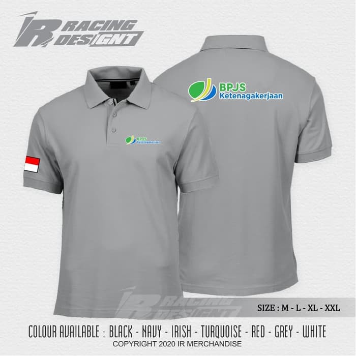 Poloshirt / Kaos Kerah Polo BPJS Ketenagakerjaan Terbaru Kualitas -acdc