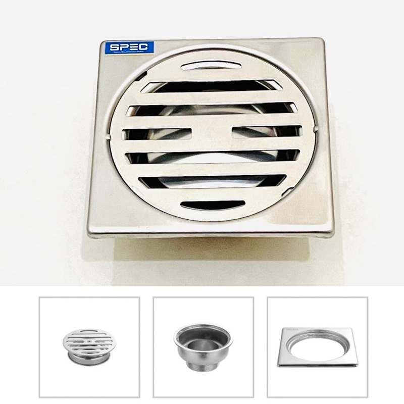 SPEC SG-1719-SS Saringan got wc / Floor drain model toto stainless 304