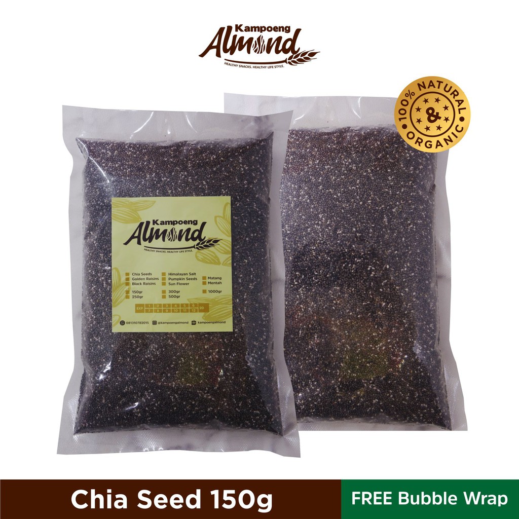 

Organic Black Chia Seed Uk. 150 Gr.