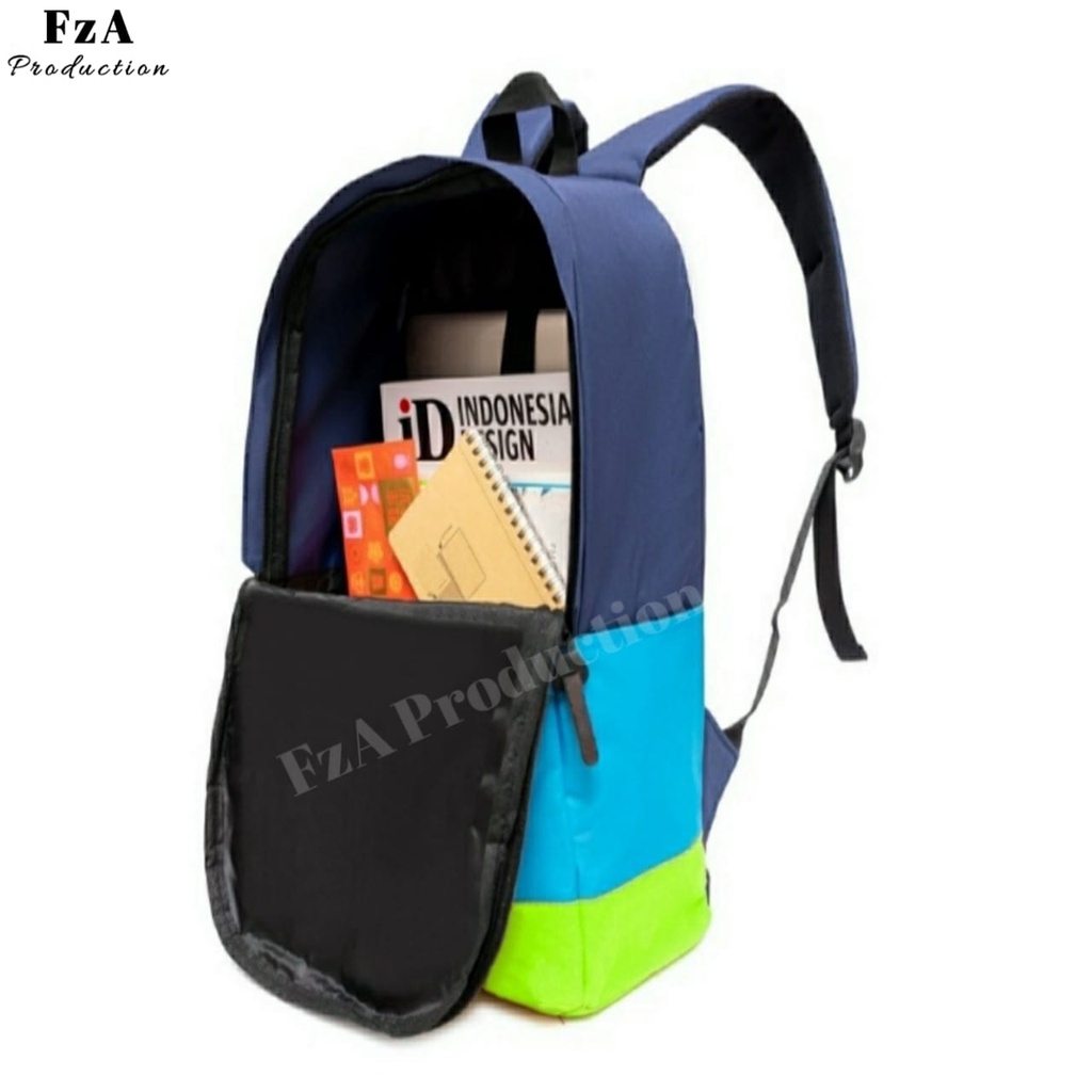 FzA Official - Tas Ransel Punggung Distro Casual Pria Wanita / Tas Ransel Laptop Backpack Original - NBTP