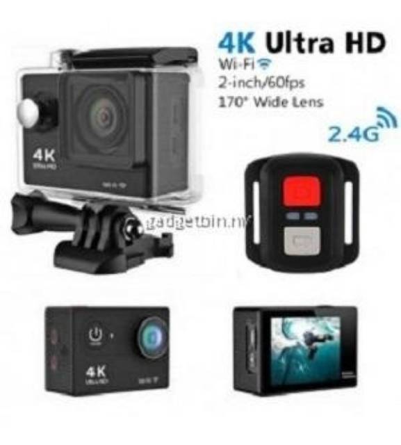 Action Camera WIFI 4K + Remote