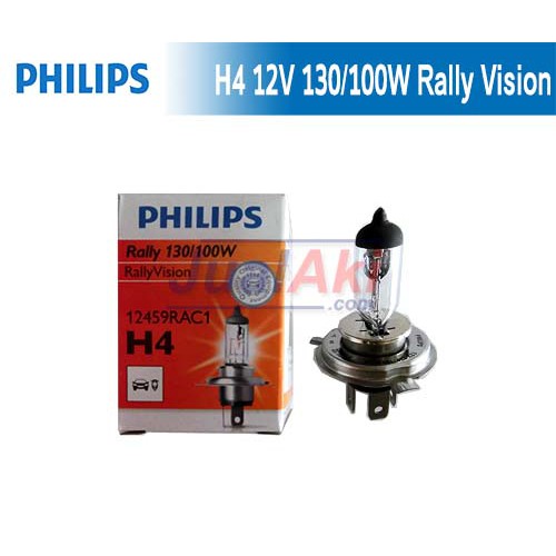 Bohlam Philips H4 12V 130/100W Rally Vision
