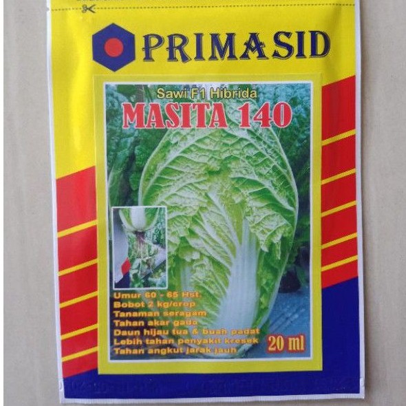 20 ml Benih Sawi Putih Jumbo MASITA 140 Bibit Petsay Hibrida F1 Primasid