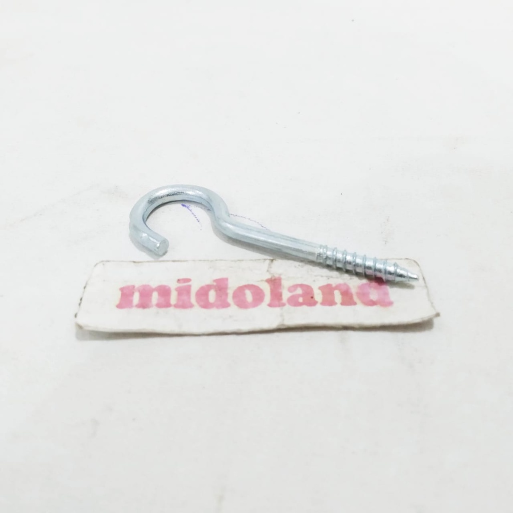 Paku hook, paku gantung, sekrup gantung 5cm MIDOLAND