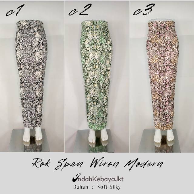 SR748 Rok Span Wiron Wiru Batik Murah Batik Modern 