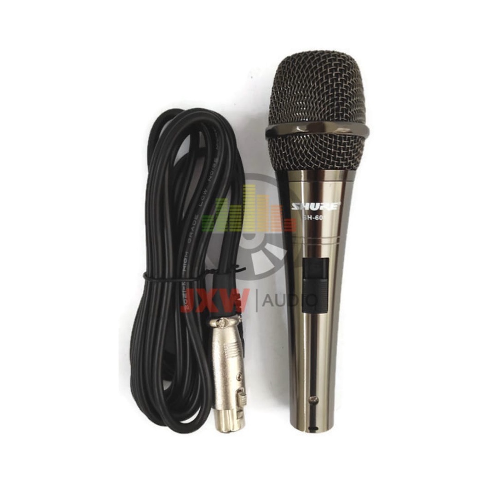 MIC KABEL CONDENSER SHURE SH-601/ MIC CONDENSER SHURE SH601 /MICROPHONE CONDENSER SHURE SH 601