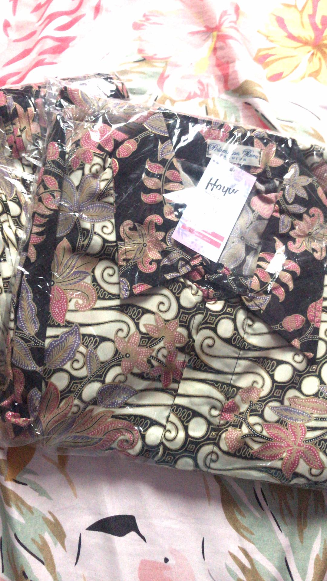 Couple Batik Hyva Black / Sarimbit Batik Hayva