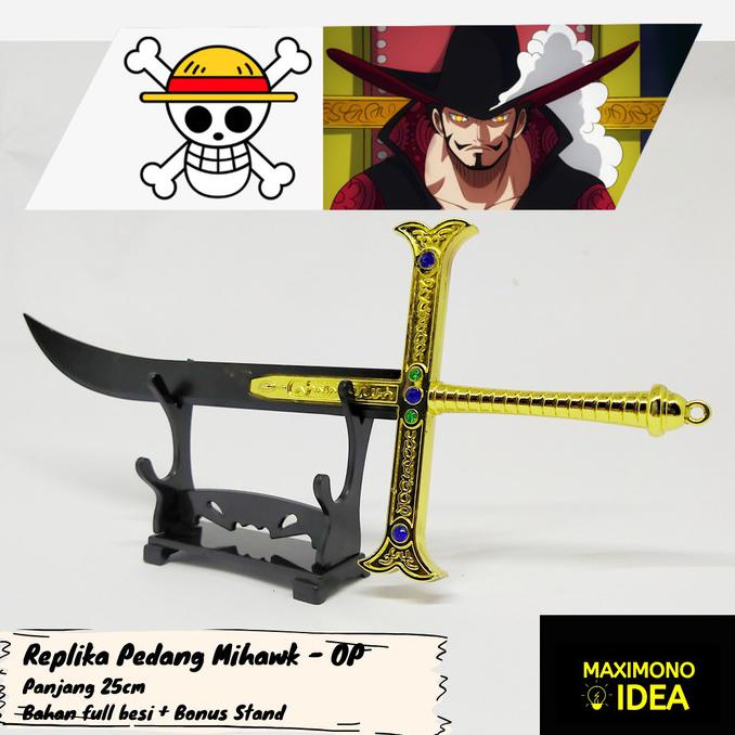 Best Produk] Gantungan Kunci Anime Pedang Yoru Mihawk One Piece