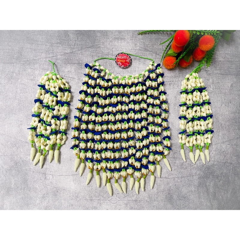 melati imitasi padang adat minang pengantin padang biru