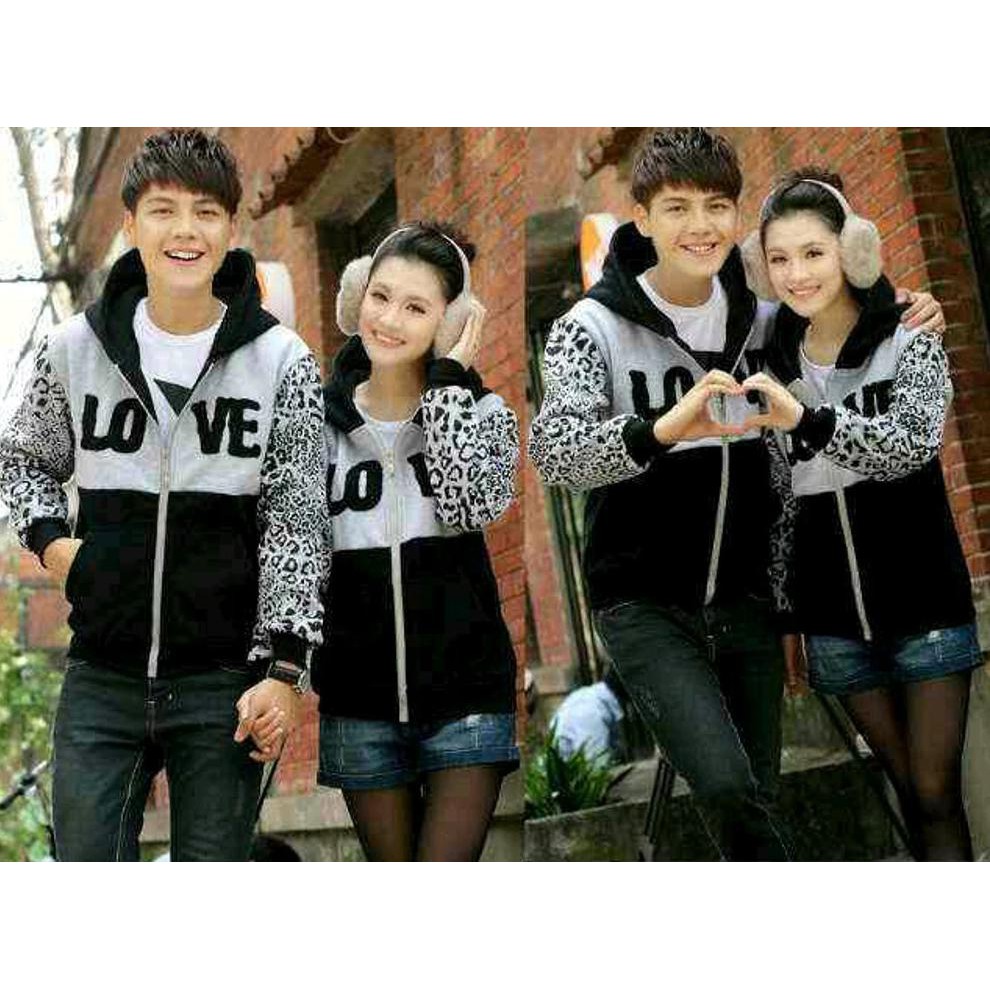A6 G CP LEO LOVE JAKET COUPLE CWE CWO HARGA SEPASANG BEST SELLER TERLARI MURAH A3