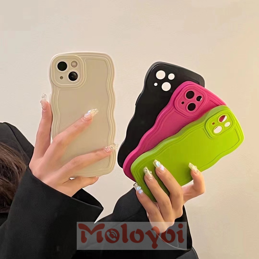 Case Pelindung Lensa Warna Permen Polos Tahan Banting Untuk iPhone 7plus 13 11 12 Pro MAX XR 7 8 Plus X8 Plus XS MAX