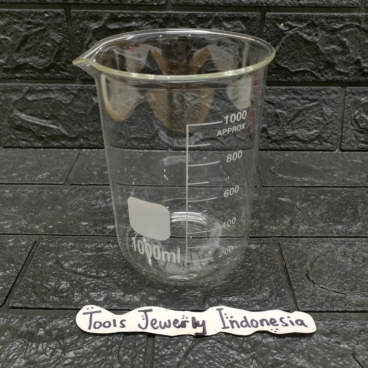 Gelas Ukur 1000 ml Kaca/Gelas Ukur 1000 ml Kaca Pyrex