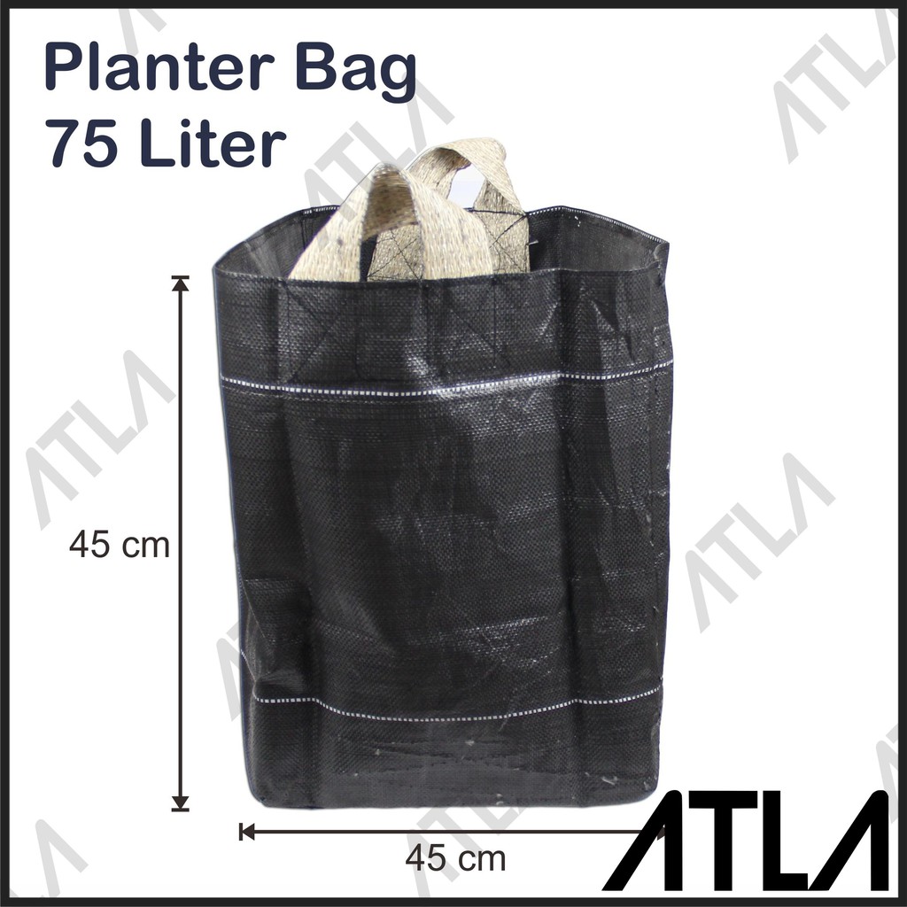 RPM Planter Bag 75 Liter Wadah Kantong Pot Bibit Benih Tanaman Hitam KP018