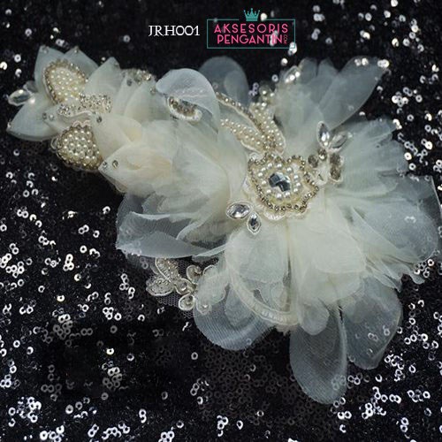 [PRODUK TERBATAS] TIARA PENGANTIN AKSESORIS RAMBUT HEADPIECE HAIRBAND JRH001