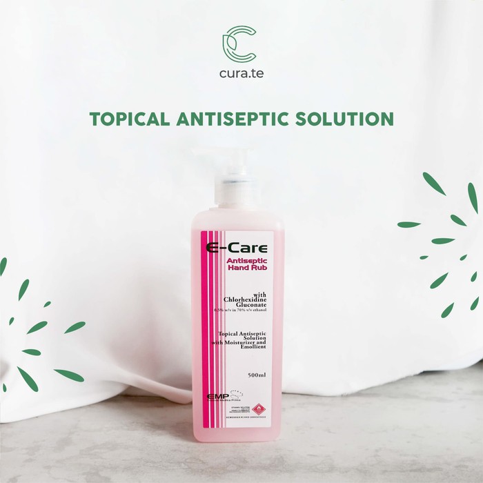 KUALITAS TERBAIK E-care Hand Sanitizer Antiseptik 500ml Antiseptic Hand Rub